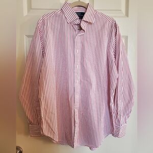 Polo Ralph Lauren Regent Classic Fit red striped dress shirt